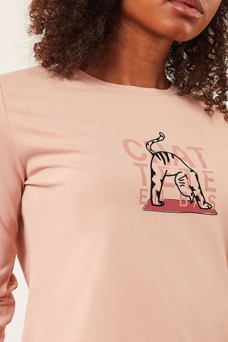 Sweat Yocat Rosa-maquilhagem