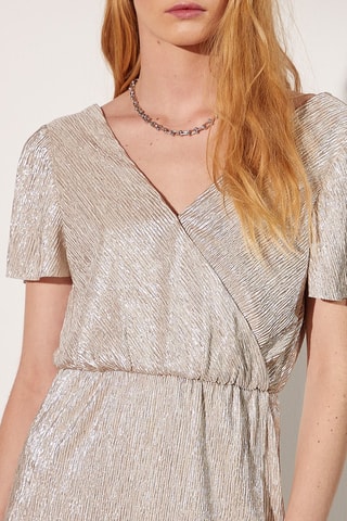 Vestido traçado Accord Esbranquiçado