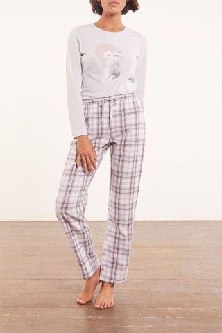 3-delige Pyjama Hoge Taille Simon Antraciet
