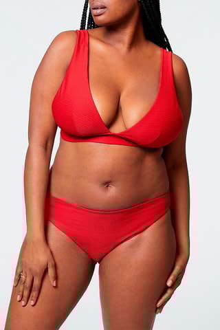 Parte de baixo de biquíni Vahine Vermelho