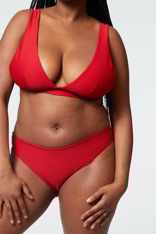 Parte de baixo de biquíni Vahine Vermelho