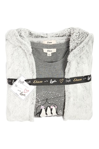 Pijama 3 peças Oriel - Cinzento