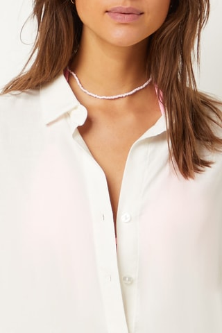 Blusa em linho Tutti Frutti Bege - Etam
