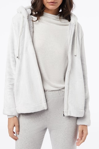 Casaco com capuz Warmy Casual Cinzento - Etam