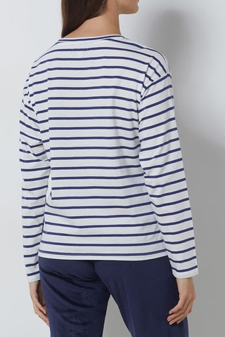 T-shirt de pijama Sanae - Azul-marinho