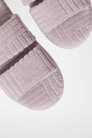 Pantufas plataforma Alto Malva