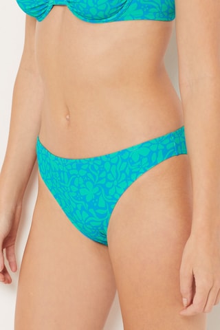 Parte de baixo de biquíni Manzani - Azul e verde