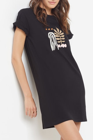Camisa de noite Zanzibar Preto