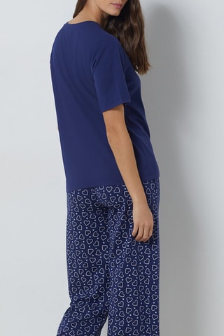 T-shirt de pijama Stas - Azul-noite