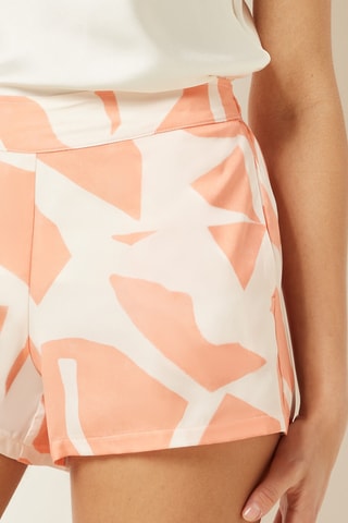 Calções de pijama Peach Motel Salmão - Etam