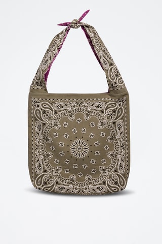 Tote bag reversível - Caqui