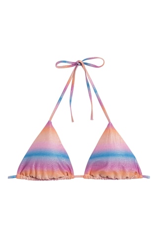 Parte de cima de biquíni tie and dye - Rosa-maquilhagem