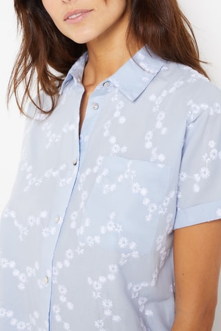 Camisa de pijama - Azul-celeste