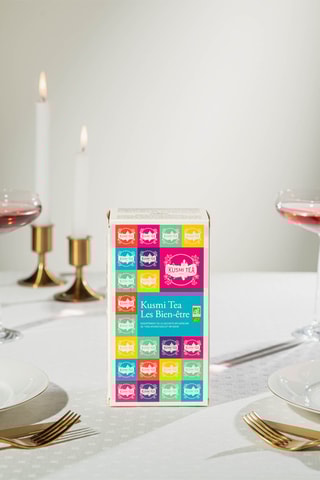 Coffret Bien-être - Assortiment de 6 recettes de thés verts aromatisés - 24 sachets