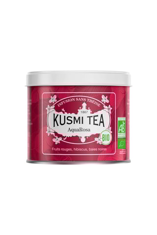 AquaRosa bio sans théine - Hibiscus, baies rouges - Boîte métal - 100 g