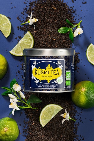 Thé Anastasia bio - Bergamote et fleur d'oranger - Boîte métal - 100 g