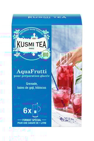 Infusion AquaFrutti Bio pour préparation glacée 6 sachets - 48 g