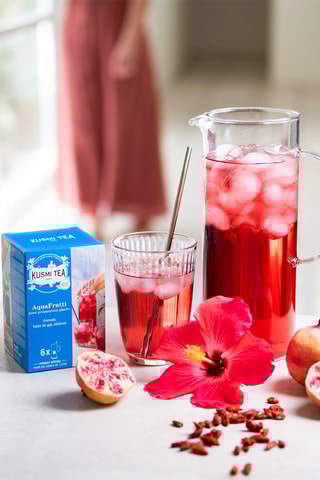 Infusion AquaFrutti Bio pour préparation glacée 6 sachets - 48 g