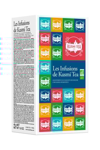 Assortiment de 24 sachets Les Infusions de Kusmi Tea bio - 48 g