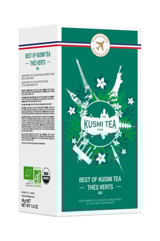 Assortiment de 24 sachets Best Of Thés Verts bio Travel Edition - 48 g