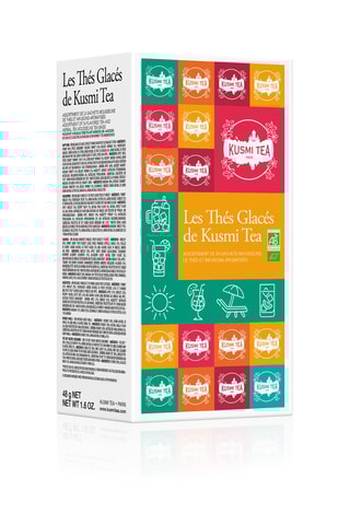 Assortiment de 24 sachets Les Thés glacés de Kusmi Tea bio - 48 g