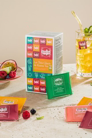 Assortiment de 24 sachets Les Thés glacés de Kusmi Tea bio - 48 g