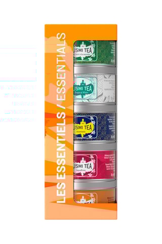 Coffret Les Essentiels bio - 5 boîtes en métal - 100 g