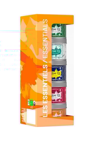 Coffret Les Essentiels bio - 5 boîtes en métal - 100 g