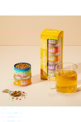Coffret Les Infusions bio - 5 boîtes en métal - 105 g