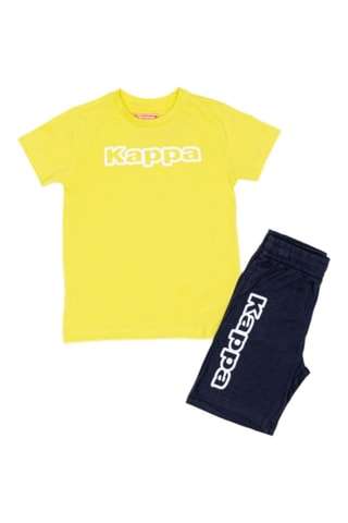 T-shirt en Short - Geel en Marineblauw