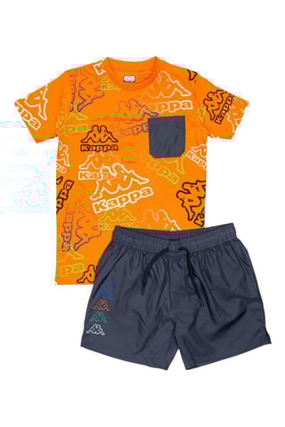 T-shirts e calções - Laranja
