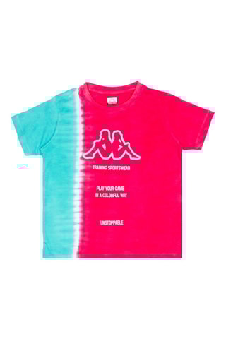 T-shirt Dip and Dye en Short- Fuchsia