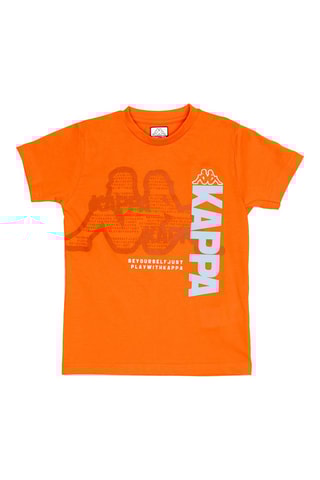 T-shirt en Short - Oranje en Beige