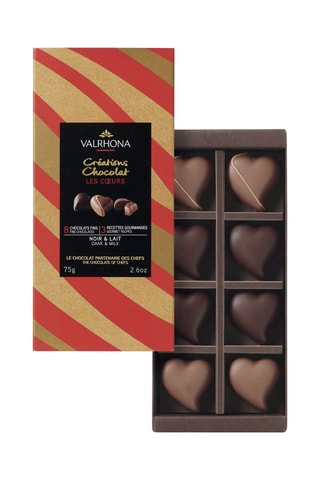 Coffret Créations Chocolat Les Cœurs 8 chocolats - 75 g