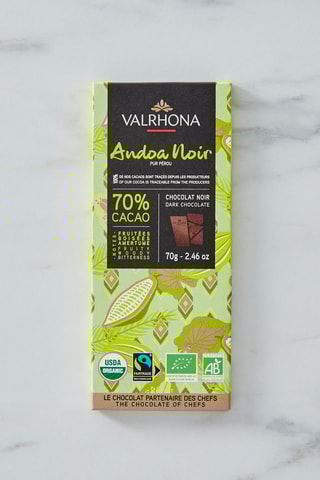 4 x Tablette noir Andoa 70% - 70 g