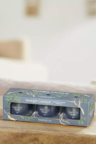 3 Glazen Votive Kaarsen Signature - Marien Ceder