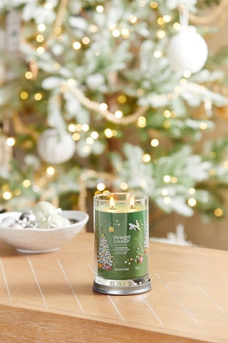Geurkaars Groot Model Signature - Sapin de Noël scintillant