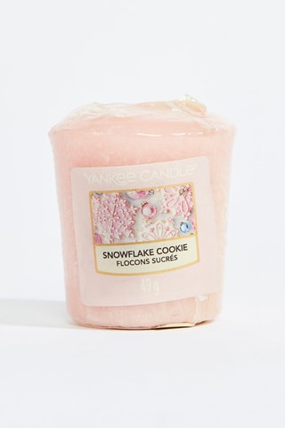 6 Geurkaarsen - Snowflake Cookie
