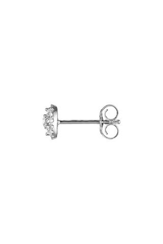 Brincos Baby Doll Ouro branco e diamantes