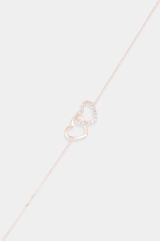 Pulseira Nunca sem ti Ouro rosa e diamantes