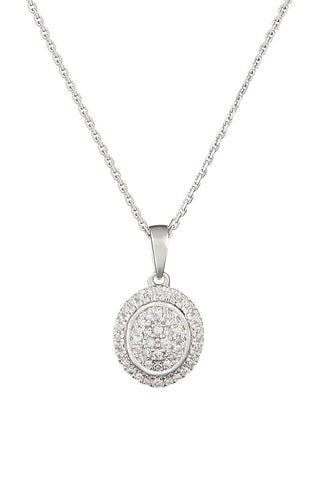 Pendente  Ouro branco e diamantes