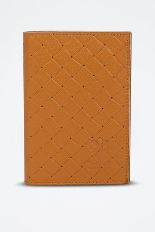 Portefeuille en cuir Azzano - Marron