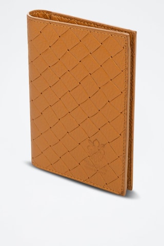 Portefeuille en cuir Azzano - Marron