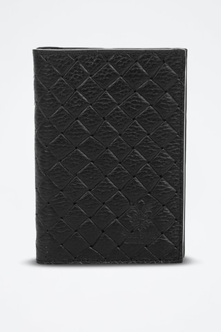 Portefeuille en cuir Azzano - Noir