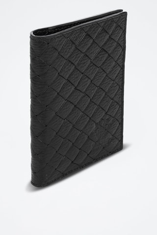 Portefeuille en cuir Azzano - Noir