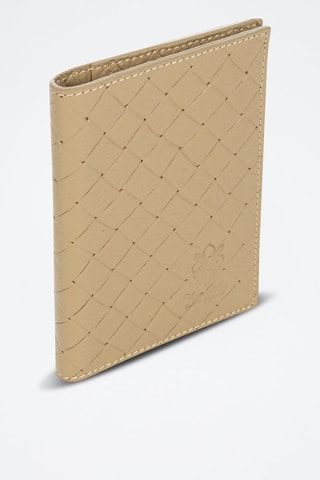 Portefeuille en cuir Azzano - Gris