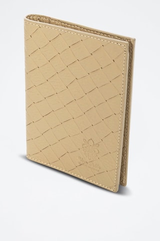 Portefeuille en cuir Azzano - Gris