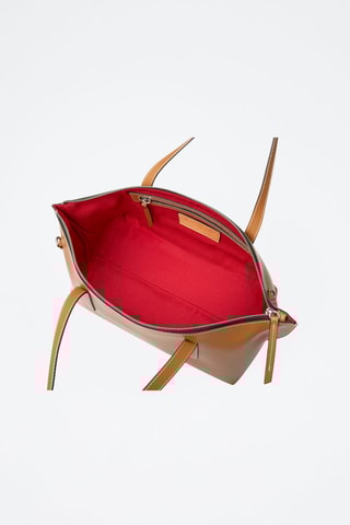 Cabas en cuir Badalucco - Marron