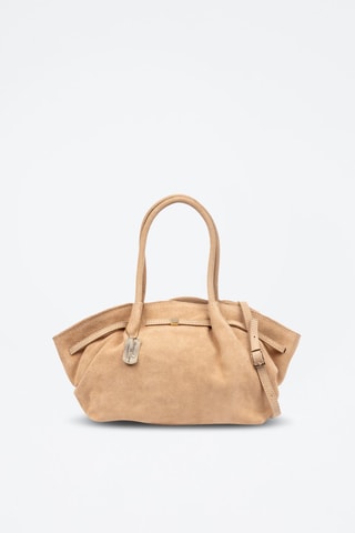 Sac porté épaule en nubuck Baradili - Gris