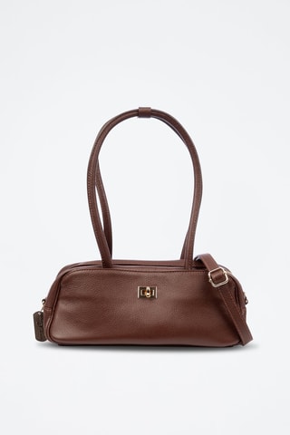 Sac porté épaule en cuir Baranzate - Marron